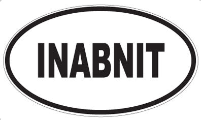 INABNIT - Oval Magnet