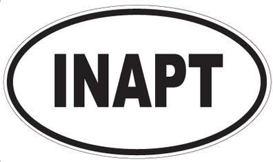 INAPT - Oval Magnet