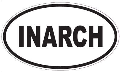 INARCH - Oval Sticker