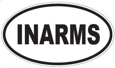 INARMS - Oval Sticker