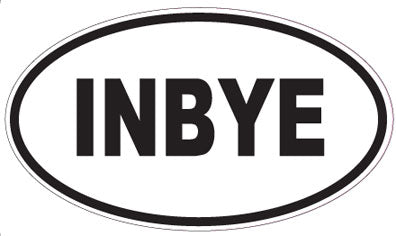 INBYE - Oval Magnet