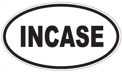 INCASE - Oval Sticker
