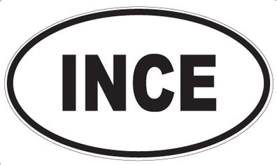 INCE - Oval Magnet