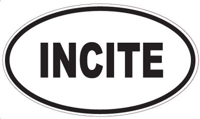 INCITE - Oval Sticker