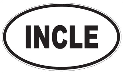 INCLE - Oval Magnet