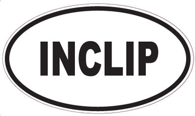 INCLIP - Oval Sticker