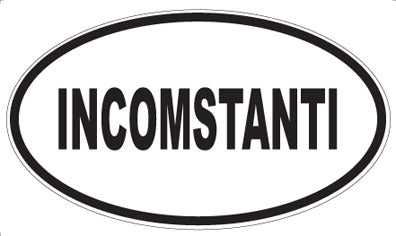 INCOMSTANTI - Oval Magnet