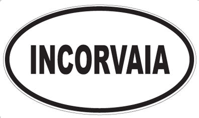 INCORVAIA - Oval Magnet
