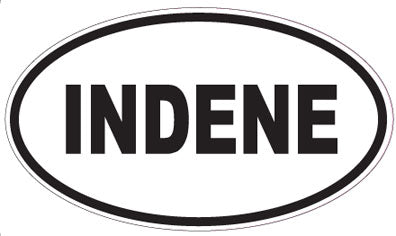 INDENE - Oval Sticker