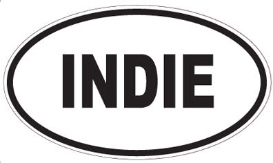 INDIE - Oval Magnet