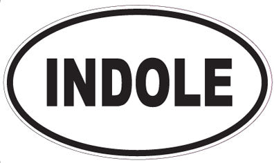 INDOLE - Oval Sticker