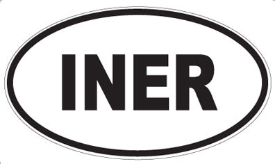 INER - Oval Magnet