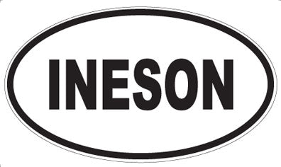 INESON - Oval Magnet