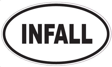 INFALL - Oval Sticker