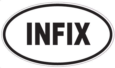 INFIX - Oval Magnet