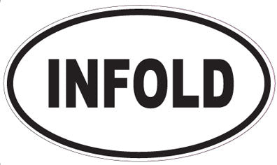 INFOLD - Oval Sticker
