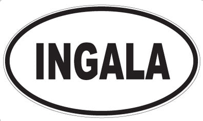 INGALA - Oval Magnet