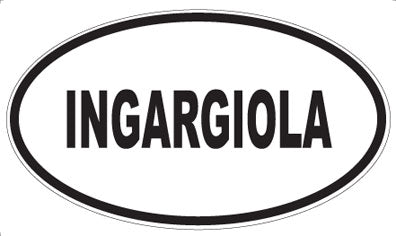 INGARGIOLA - Oval Magnet