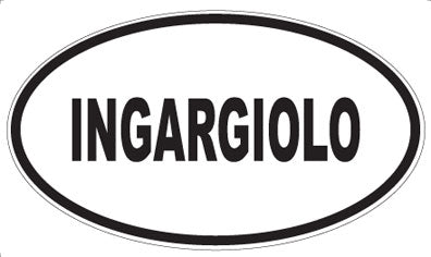 INGARGIOLO - Oval Magnet