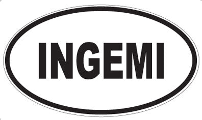 INGEMI - Oval Magnet