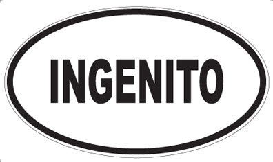 INGENITO - Oval Magnet