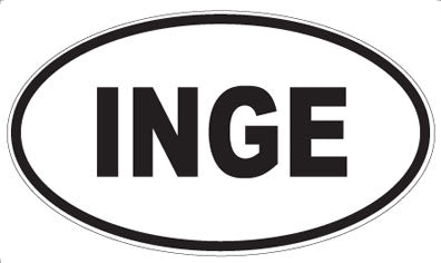 INGE - Oval Magnet