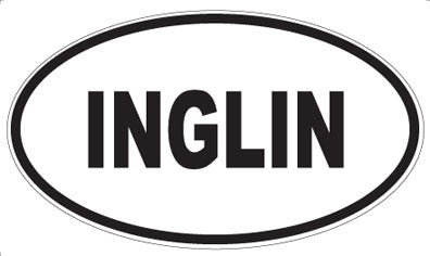 INGLIN - Oval Magnet