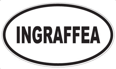 INGRAFFEA - Oval Magnet