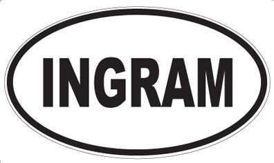 INGRAM - Oval Magnet