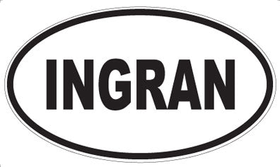 INGRAN - Oval Magnet