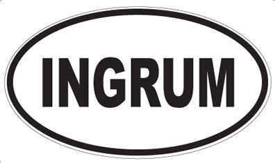 INGRUM - Oval Magnet