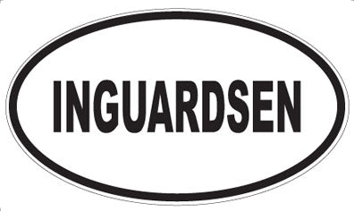 INGUARDSEN - Oval Magnet