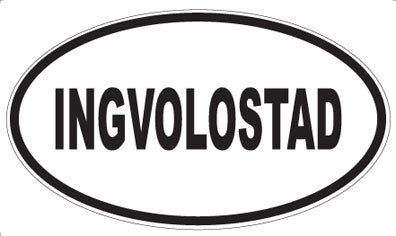 INGVOLOSTAD - Oval Magnet