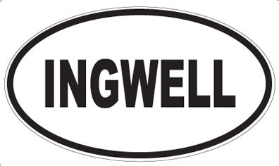 INGWELL - Oval Sticker
