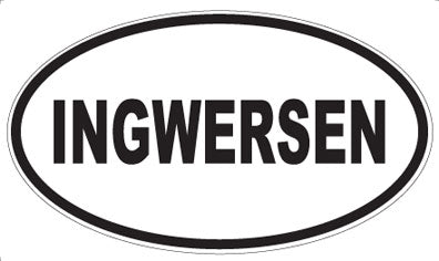 INGWERSEN - Oval Magnet