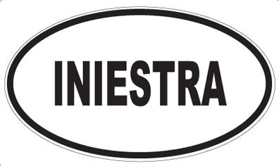 INIESTRA - Oval Magnet