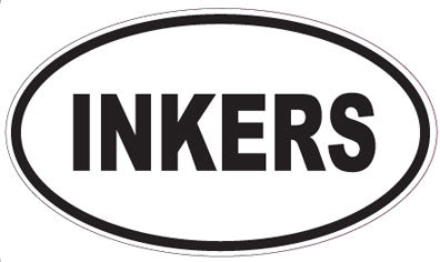 INKERS - Oval Sticker