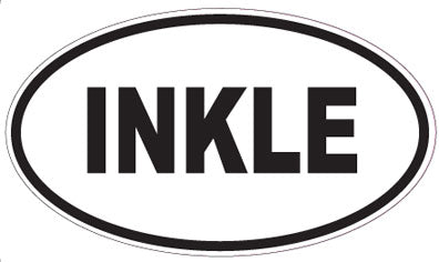 INKLE - Oval Sticker