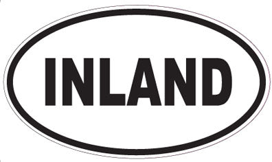 INLAND - Oval Sticker