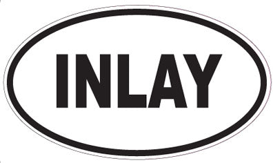 INLAY - Oval Magnet