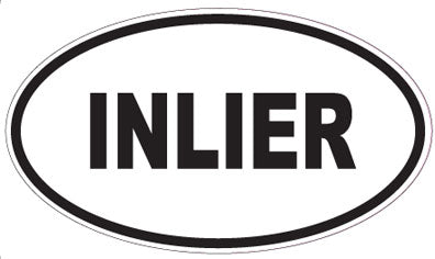 INLIER - Oval Sticker