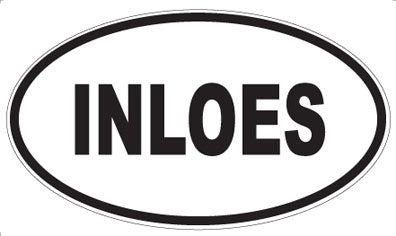INLOES - Oval Magnet