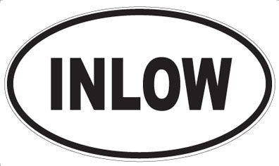 INLOW - Oval Sticker