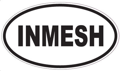 INMESH - Oval Sticker