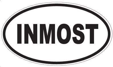 INMOST - Oval Sticker