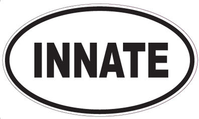 INNATE - Oval Sticker