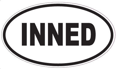 INNED - Oval Magnet