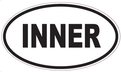 INNER - Oval Sticker