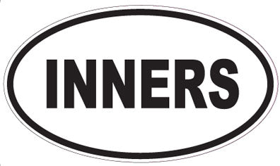 INNERS - Oval Sticker