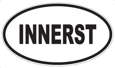 INNERST - Oval Sticker